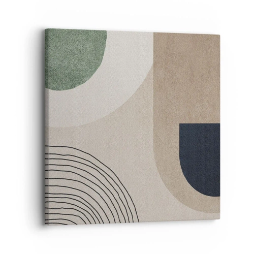 Bild auf Leinwand - Leinwandbild - Sanftheit des Ovals - 30x30 cm