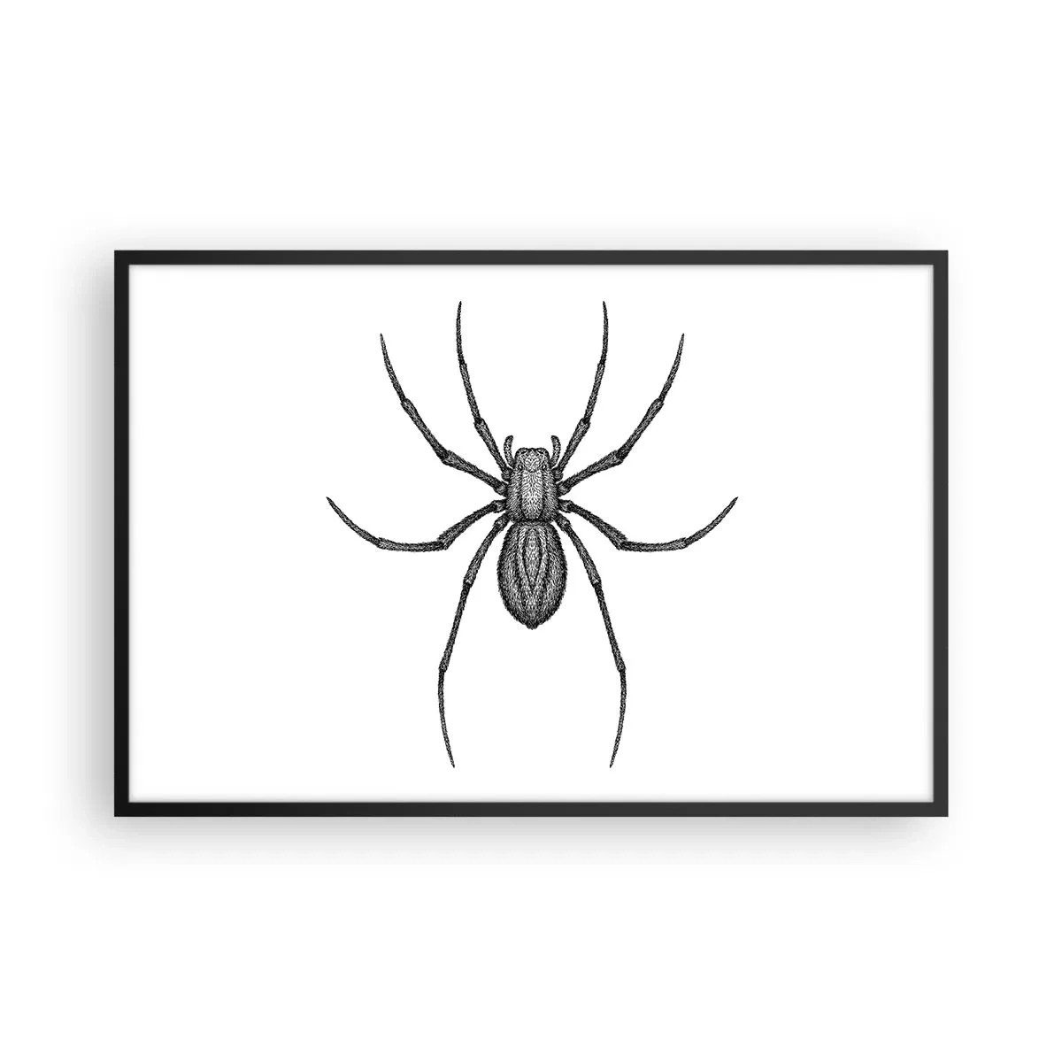 Poster in einem schwarzem Rahmen - Beunruhigende Präzision - 91x61 cm