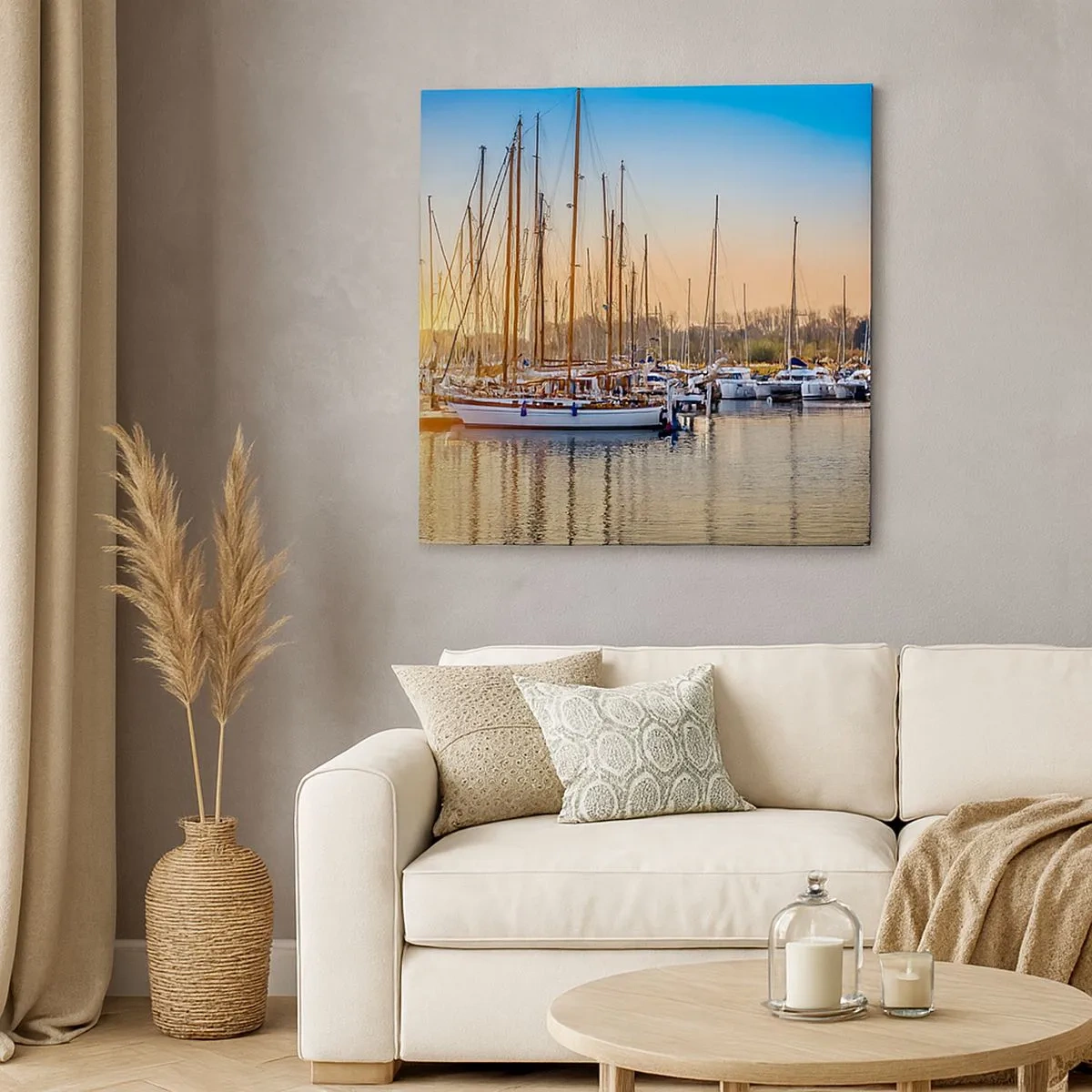 Bild auf Leinwand - Leinwandbild - Der Wind muss auch schlafen - 30x30 cm