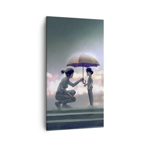 Bild auf Leinwand - Leinwandbild - Und jetzt ist alles in Ordnung - 45x80 cm