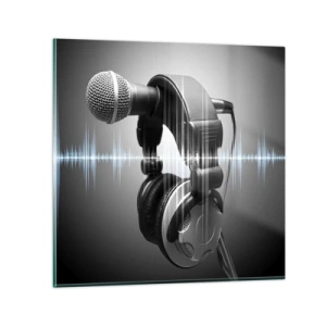 Glasbild - Bild auf glas - Du kannst immer noch den Gesang hören - 40x40 cm