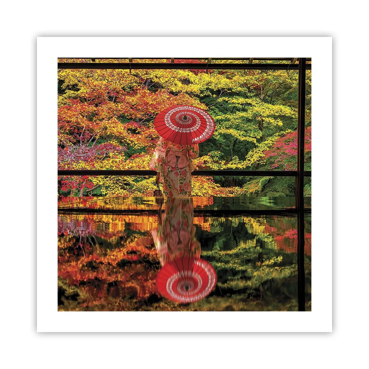 Poster - Im Tempel der Natur - 50x50 cm