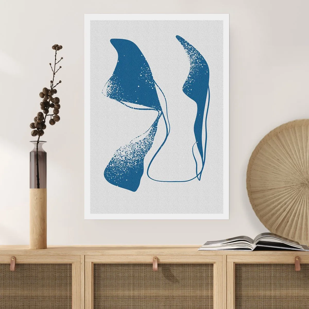 Poster - Geflügelte Abstraktion - 70x100 cm