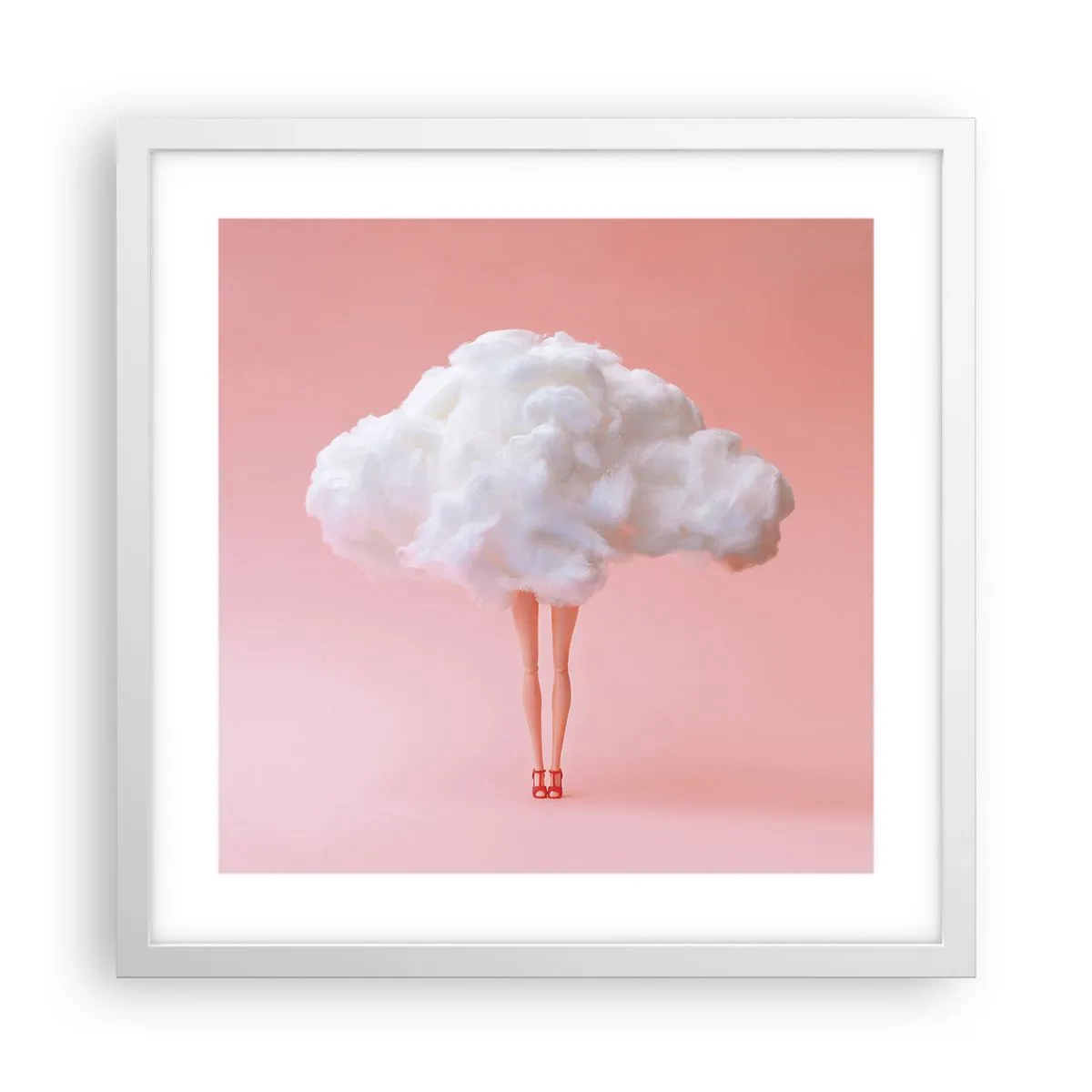 Poster in einem weißen Rahmen - Süßes Versprechen - 40x40 cm
