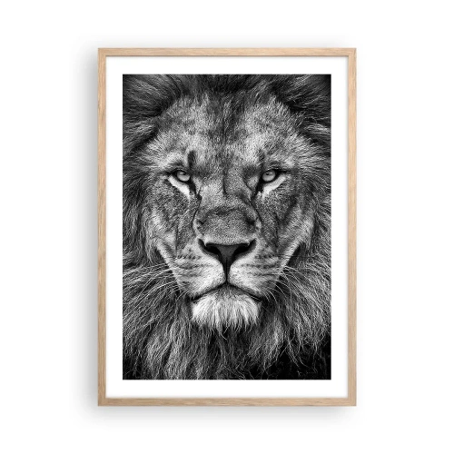 Poster in einem Rahmen aus heller Eiche - Im Krönungsgewand - 50x70 cm