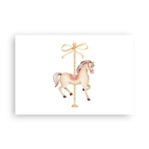 Poster - Anmutiger Trab - 91x61 cm