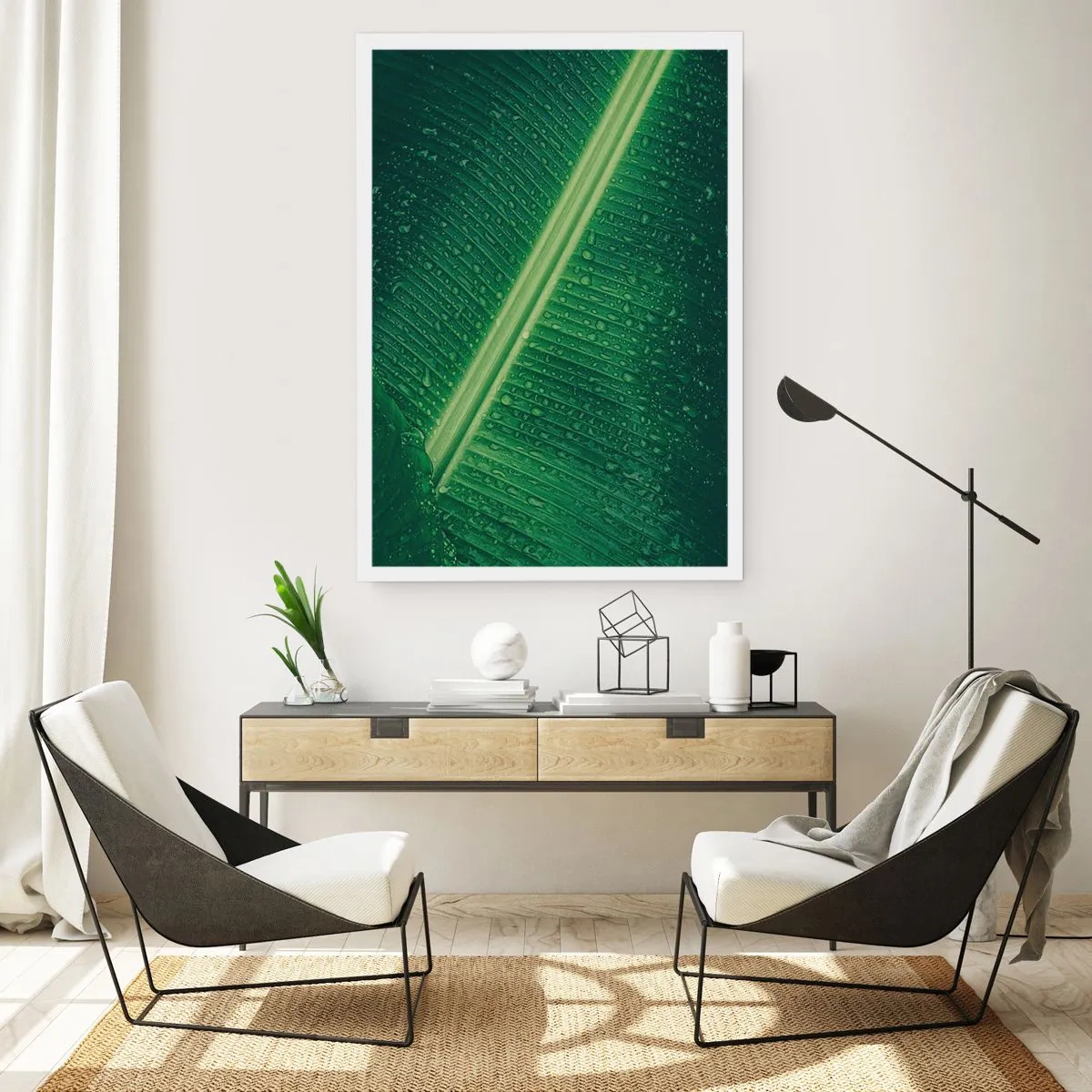 Poster - Die Struktur des Grüns - 70x100 cm