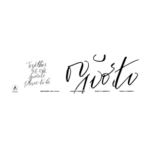 Fototapeten Muster Selbstklebend Deluxe Sticker - Fühlst du das auch? - Typografie, Bejahung, Maxime - 100x30 cm