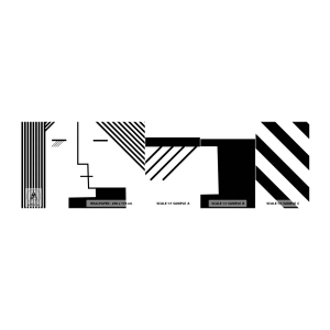 Fototapeten Muster Selbstklebend Deluxe Sticker - Einfach ein Kuss - Moderne Kunst, Schwarz und weiß, Gesicht - 100x30 cm