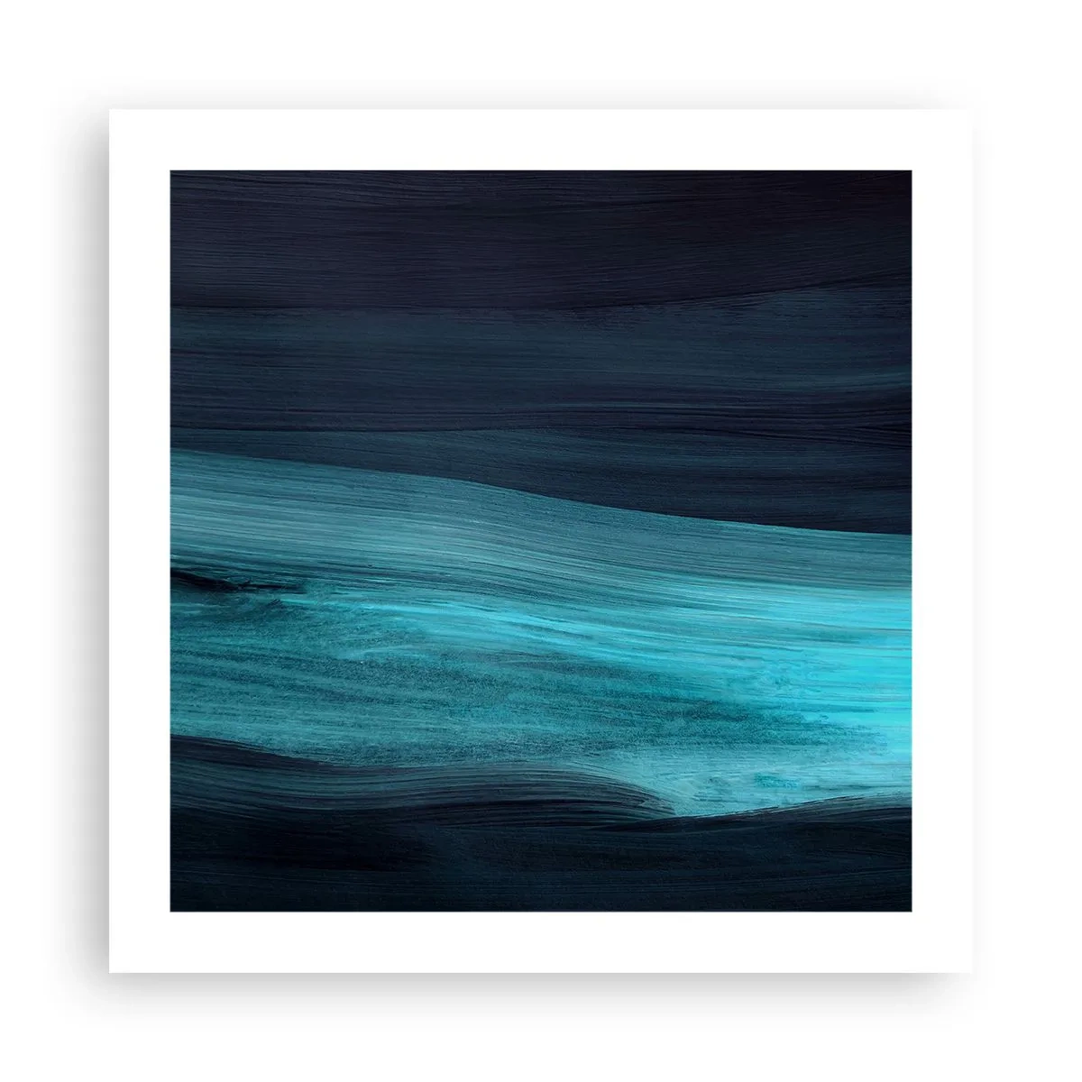 Poster - Gehen Sie mit dem Strom - 50x50 cm