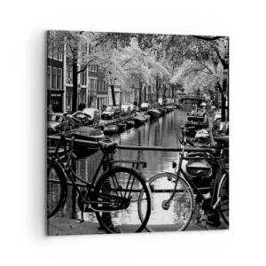 Bild auf Leinwand - Leinwandbild - Ein sehr holländischer Anblick - 60x60 cm