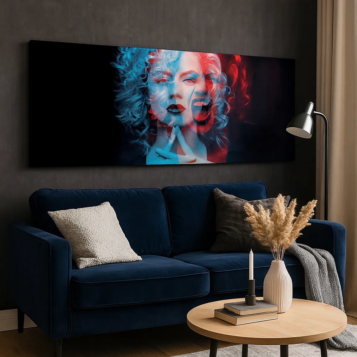 Bild auf Leinwand - Leinwandbild - Alter Ego - 30x30 cm