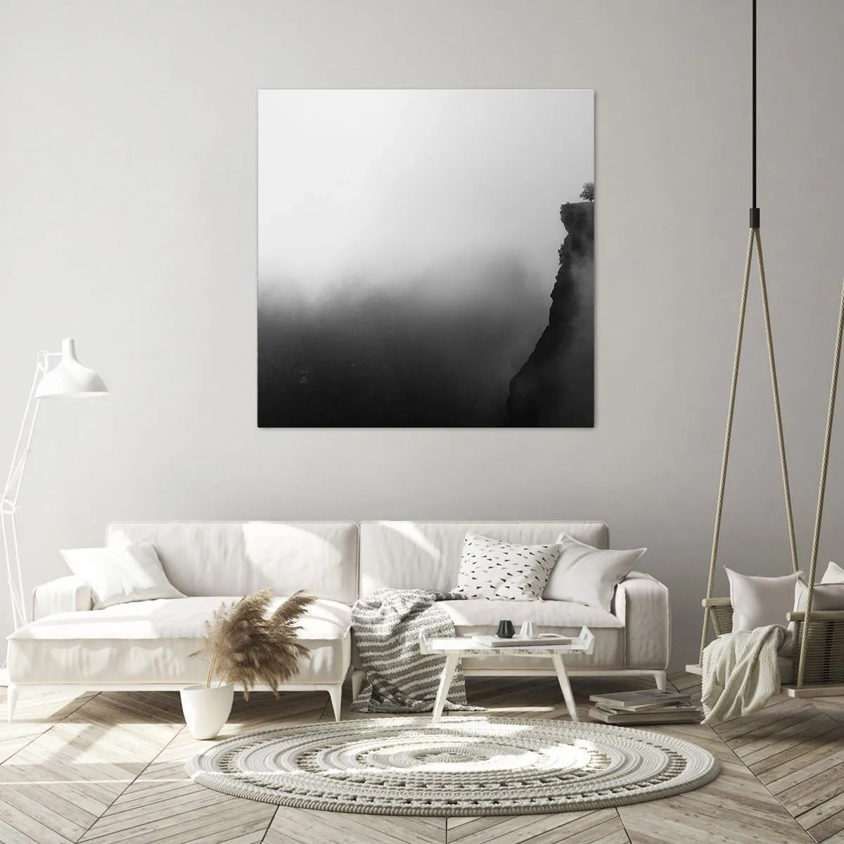 Bild auf Leinwand - Leinwandbild - Am Rande der Welt - 70x70 cm