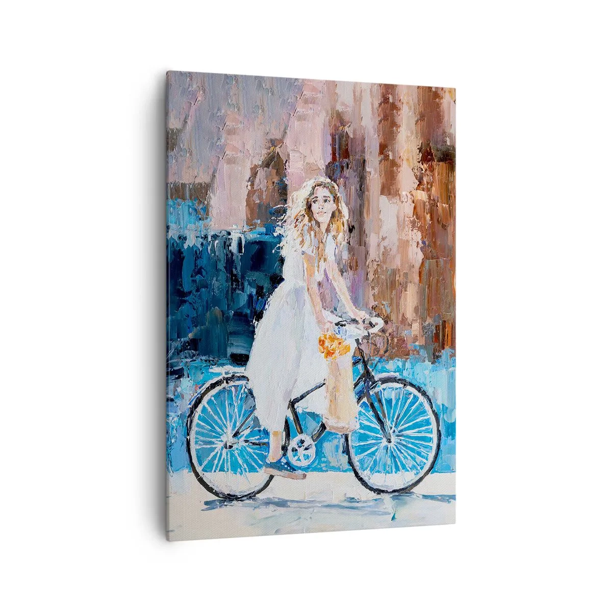 Bild auf Leinwand - Leinwandbild - Freude am Morgen - 70x100 cm