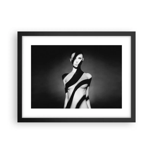 Poster in einem schwarzem Rahmen - In Glanz und Schatten - 40x30 cm