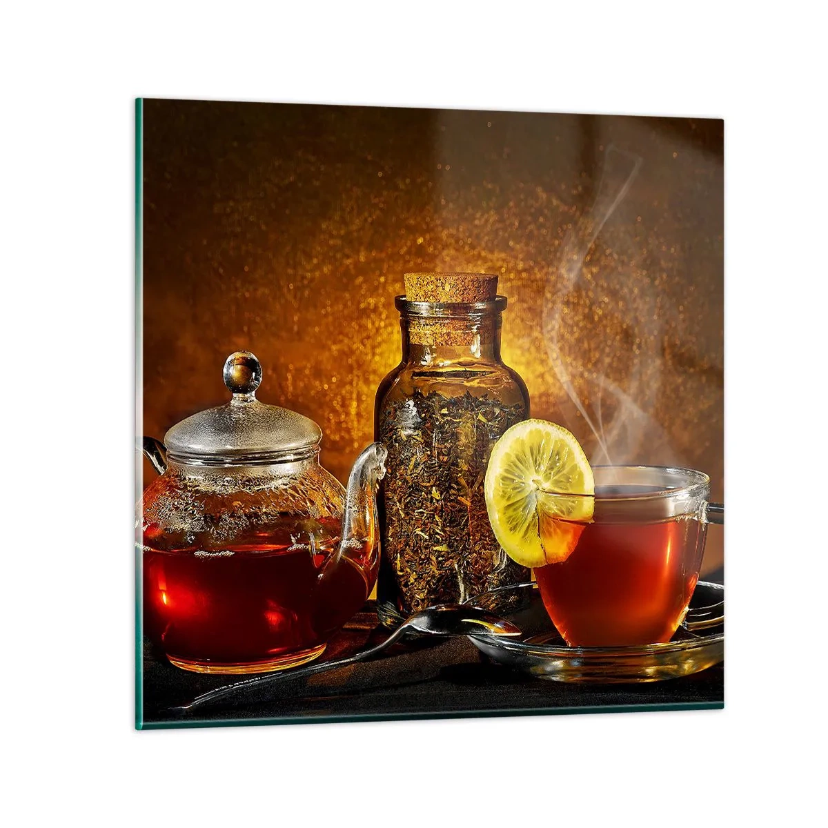 Glasbild - Bild auf glas - Im Stil der niederländischen Meister - 50x50 cm