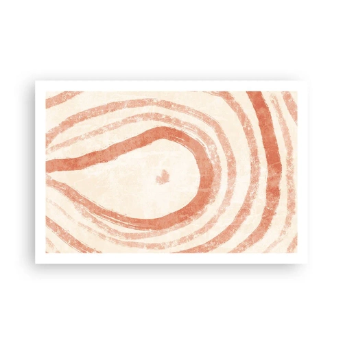 Poster - Korallenkreise – Komposition - 91x61 cm
