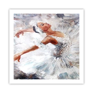 Poster - Zart und leicht wie Tüll - 60x60 cm