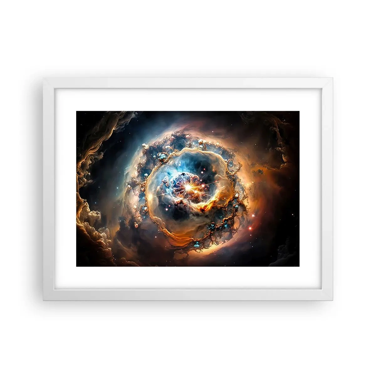 Poster in einem weißen Rahmen - Anfang - 40x30 cm