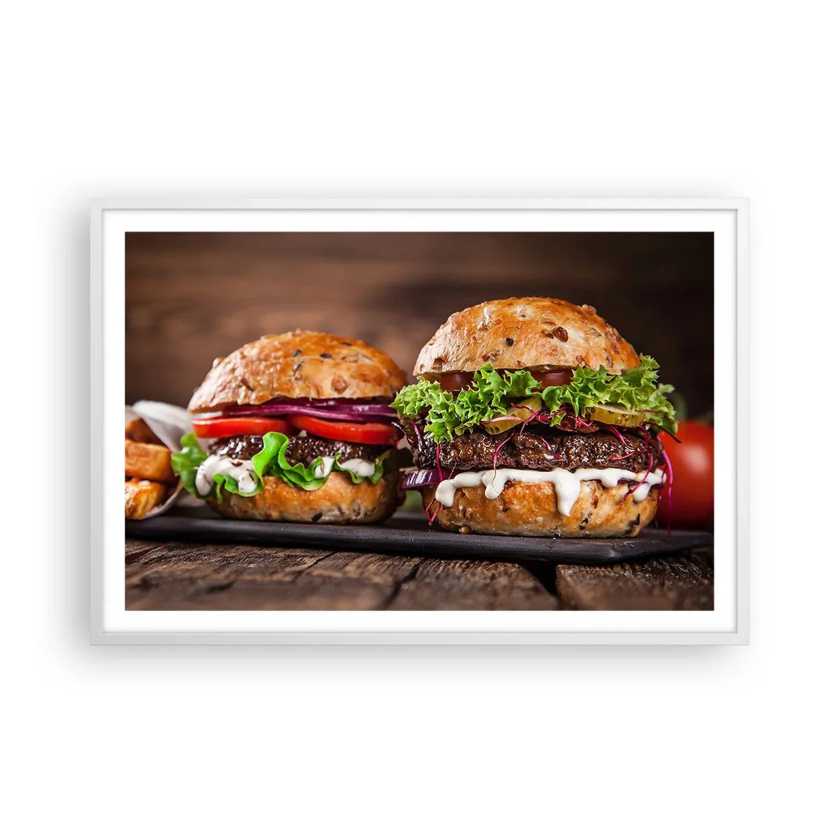 Poster in einem weißen Rahmen - Amerikanischer Traum - 91x61 cm