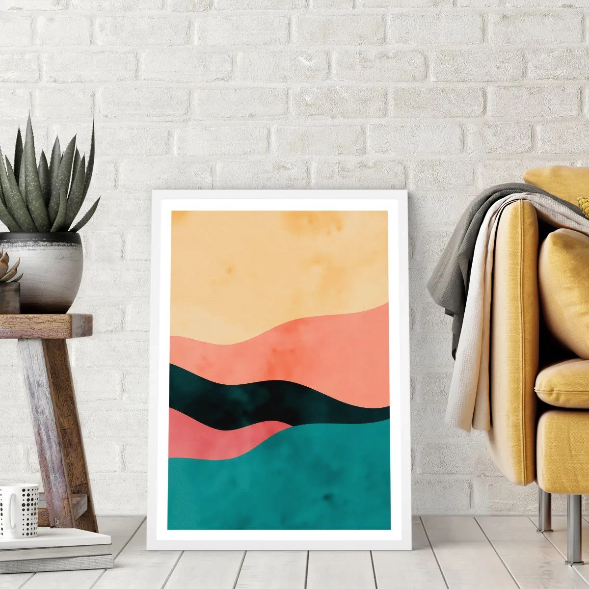 Poster in einem weißen Rahmen - Konforme Nichtkonformität - 50x70 cm