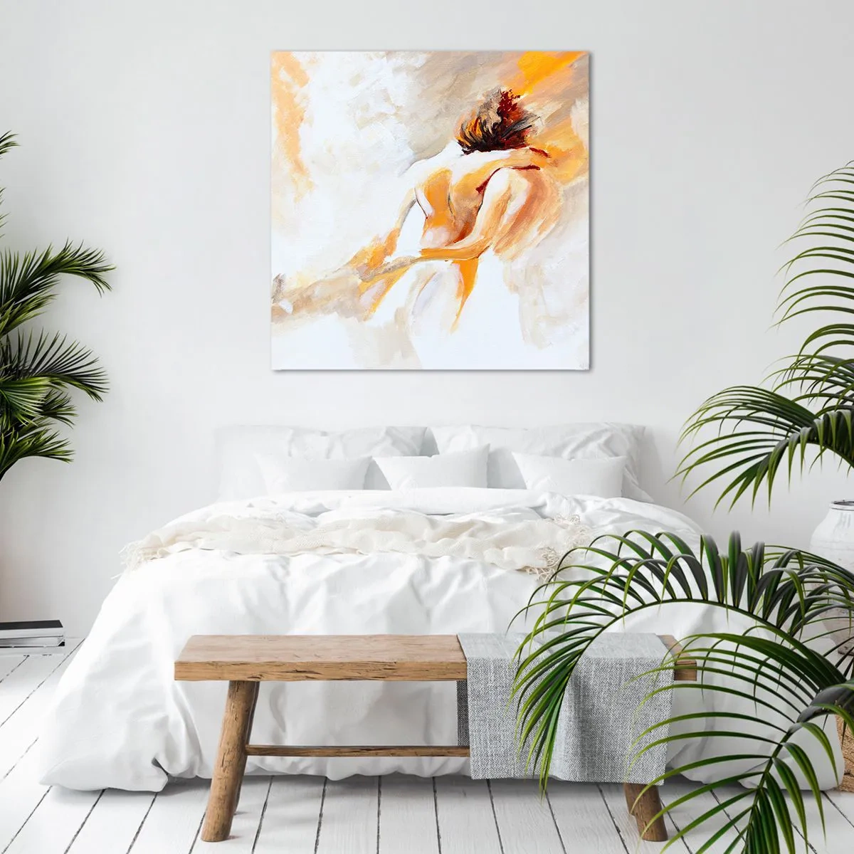 Bild auf Leinwand - Leinwandbild - Am Himmel der Nähe - 60x60 cm