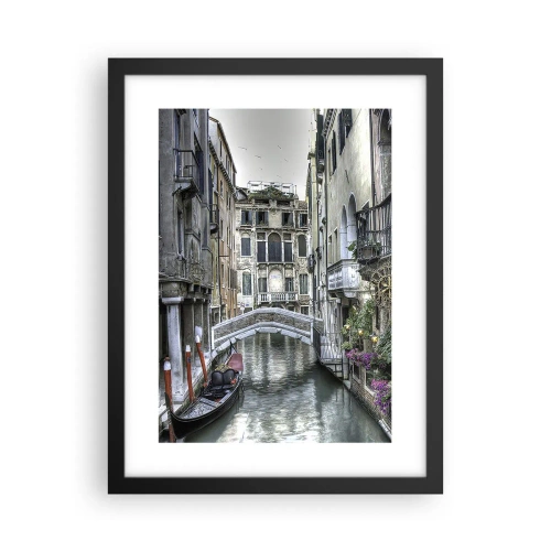 Poster in einem schwarzem Rahmen - Seit Jahrhunderten in stiller Besinnung - 30x40 cm