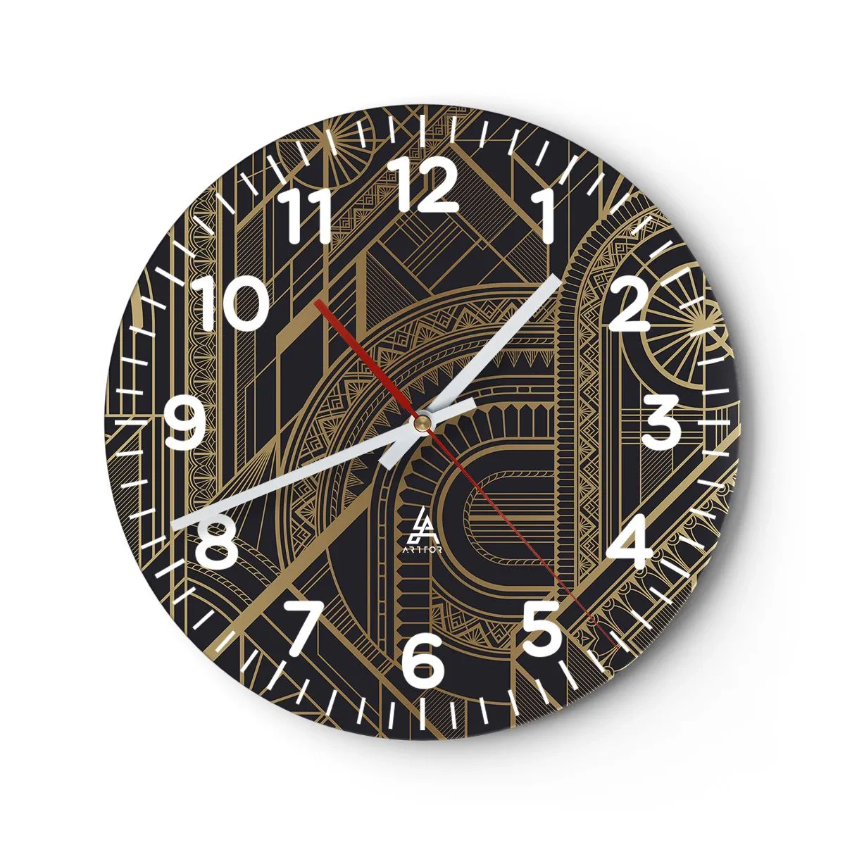 Wanduhr - Glasuhr - Konzepte, Ideen, Pläne - 40x40 cm