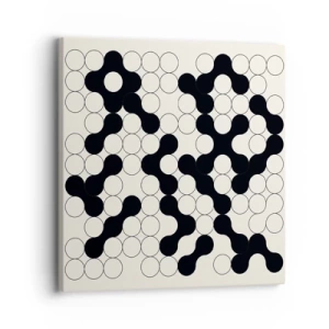 Bild auf Leinwand - Leinwandbild - Chinesisches Spiel – Variation - 30x30 cm