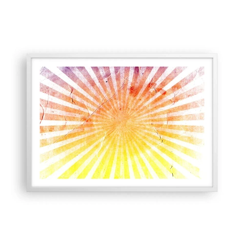 Poster in einem weißen Rahmen - Sonnenaufgänge und Sonnenuntergänge - 70x50 cm