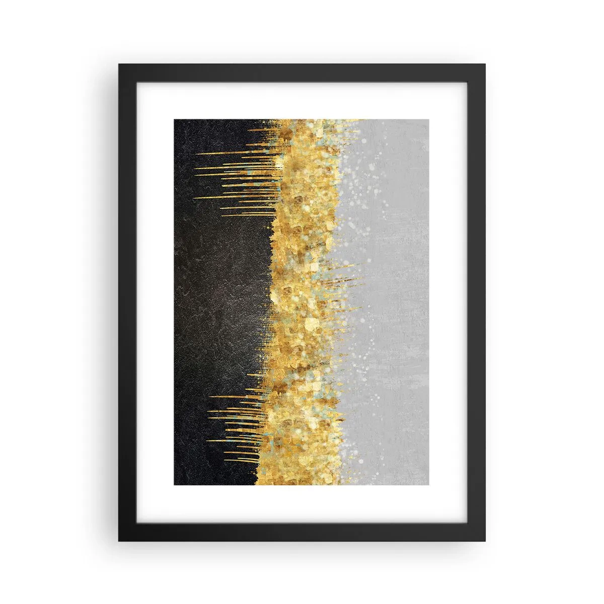 Poster in einem schwarzem Rahmen - Nach innen und nach oben - 30x40 cm