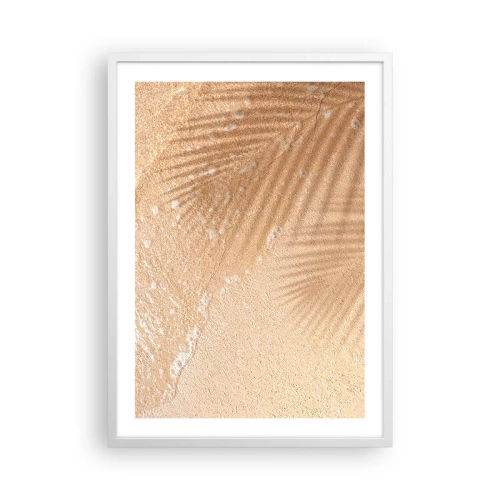 Poster in einem weißen Rahmen - Der Schatten eines heißen Sommers - 50x70 cm