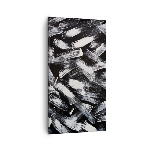 Bild auf Leinwand - Leinwandbild - Abstraktion im industriellen Geist - 55x100 cm