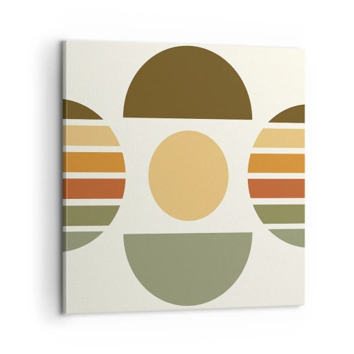 Bild auf Leinwand - Leinwandbild - In Erdtönen - 60x60 cm