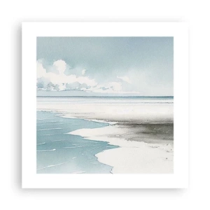 Poster - Sanfte Flut - 40x40 cm