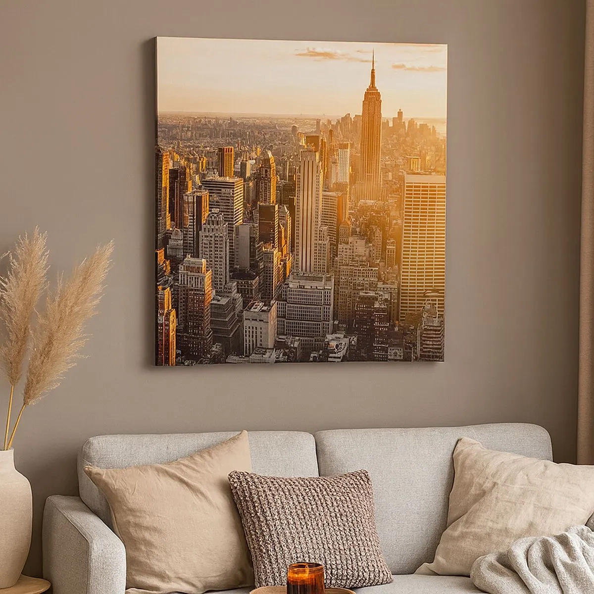 Bild auf Leinwand - Leinwandbild - In der Sonne wachsen - 30x30 cm