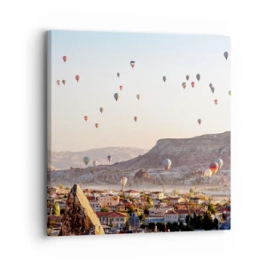 Bild auf Leinwand - Leinwandbild - Wie Schiffe am Himmel - 30x30 cm