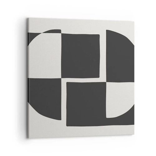 Bild auf Leinwand - Leinwandbild - Antithese - Synthese - 60x60 cm