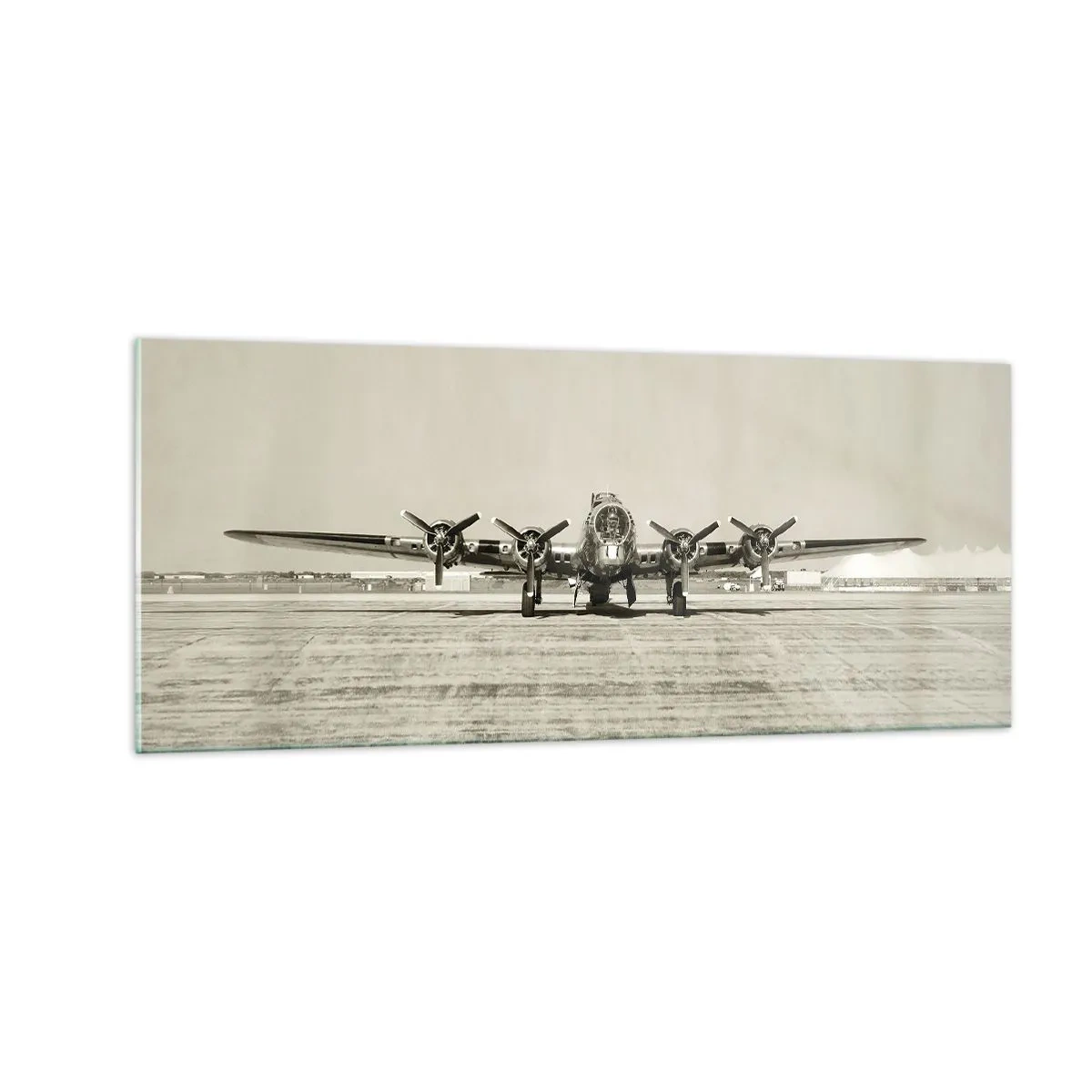 Glasbild - Bild auf glas - Wie immer bereit - 100x40 cm