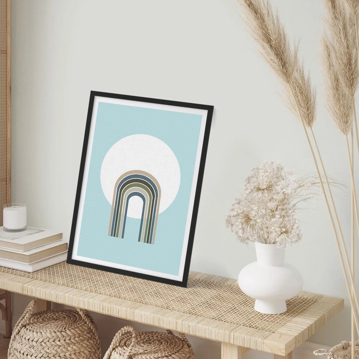 Poster in einem schwarzem Rahmen - Unwiderstehliche Anziehungskraft - 70x100 cm