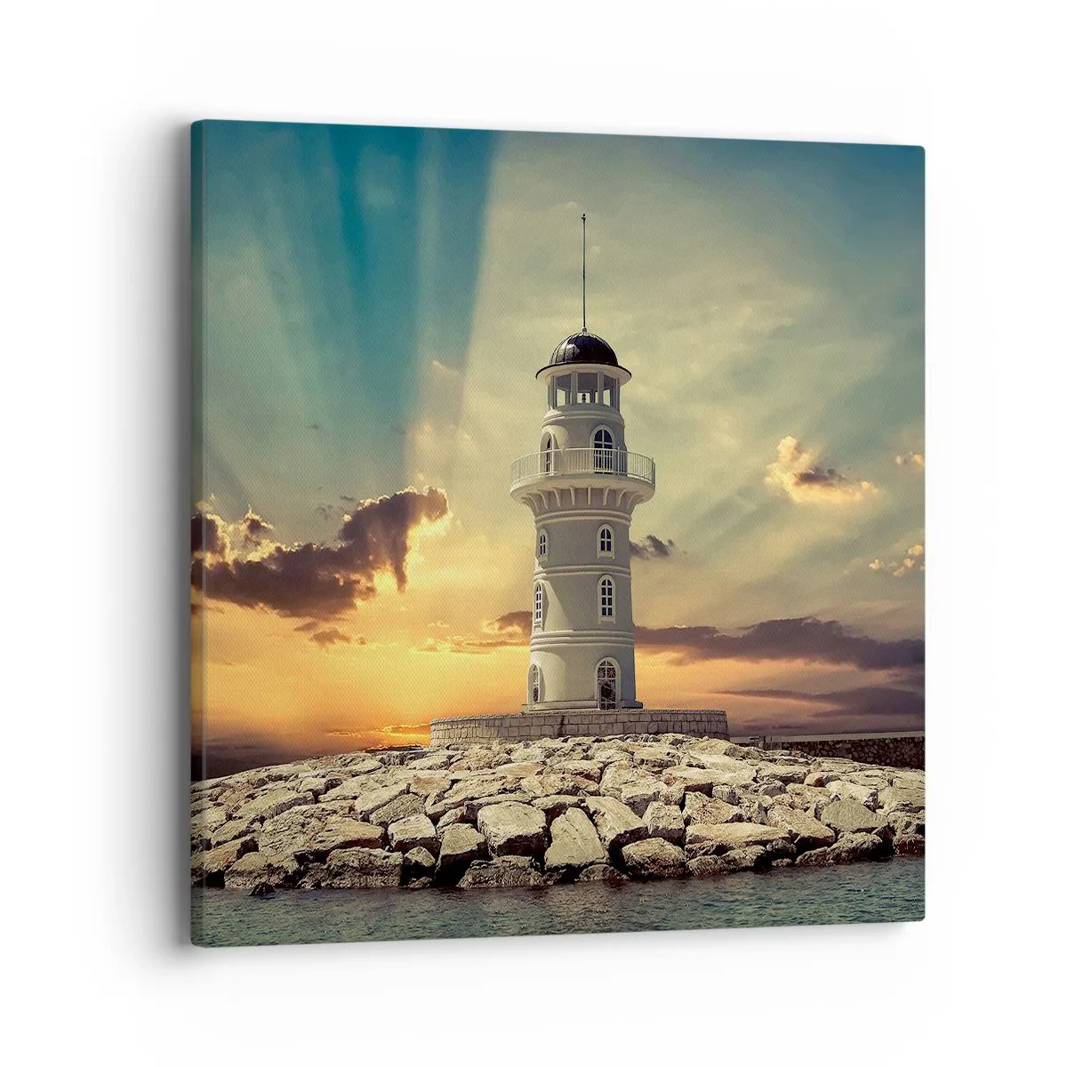 Bild auf Leinwand - Leinwandbild - Licht - Gut - Schönheit - 40x40 cm