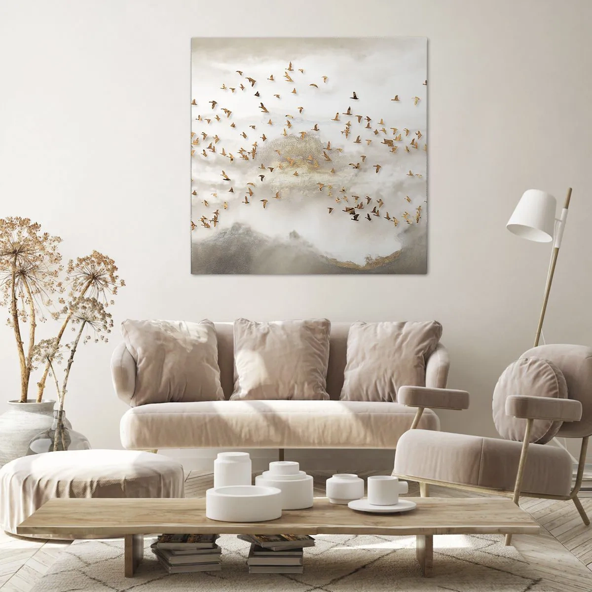 Bild auf Leinwand - Leinwandbild - Es ist schon die Zeit… - 60x60 cm