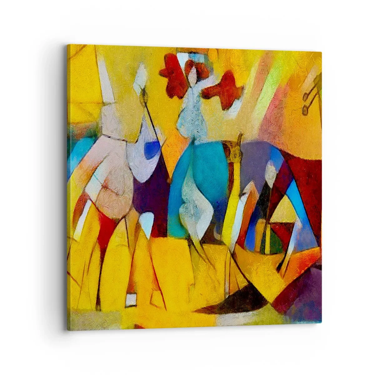Bild auf Leinwand - Leinwandbild - Sonne - Leben - Freude - 70x70 cm