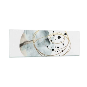 Glasbild - Bild auf glas - Vom Weltraum umarmt - 90x30 cm