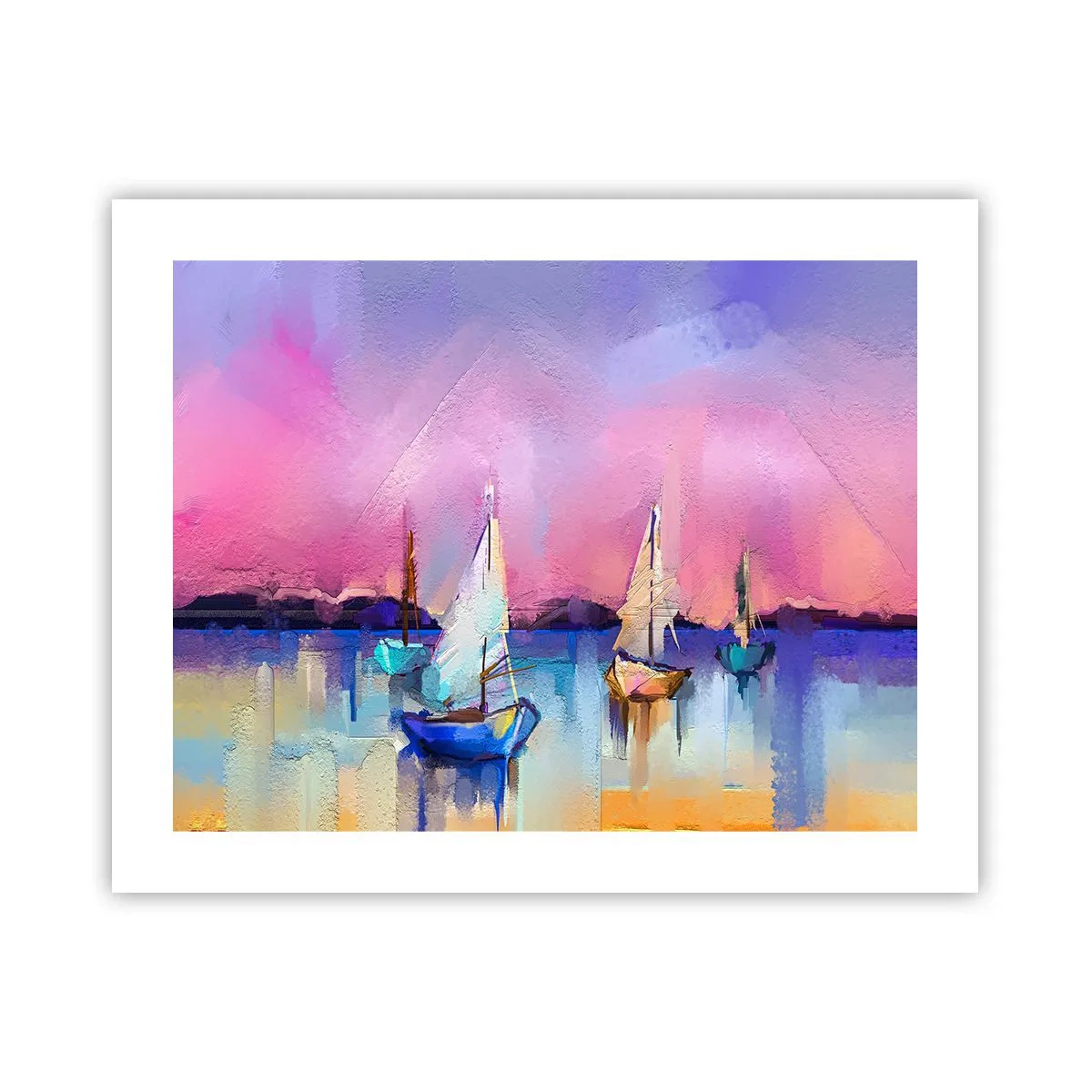 Poster - Richtung: breites Wasser - 50x40 cm