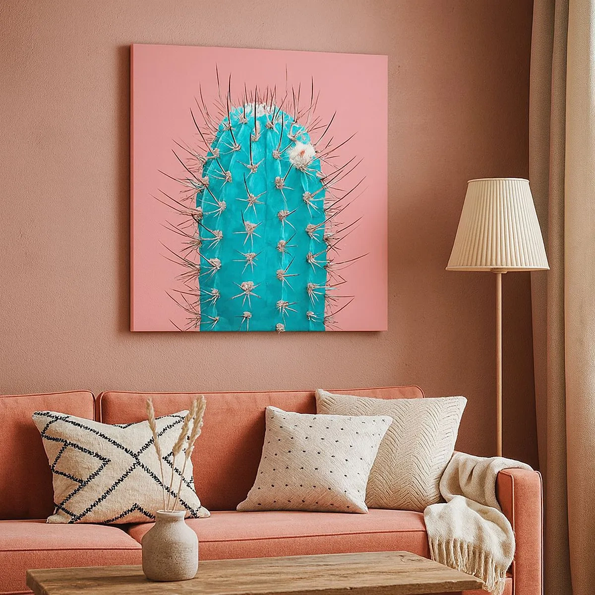 Bild auf Leinwand - Leinwandbild - Schau einfach hin - 30x30 cm