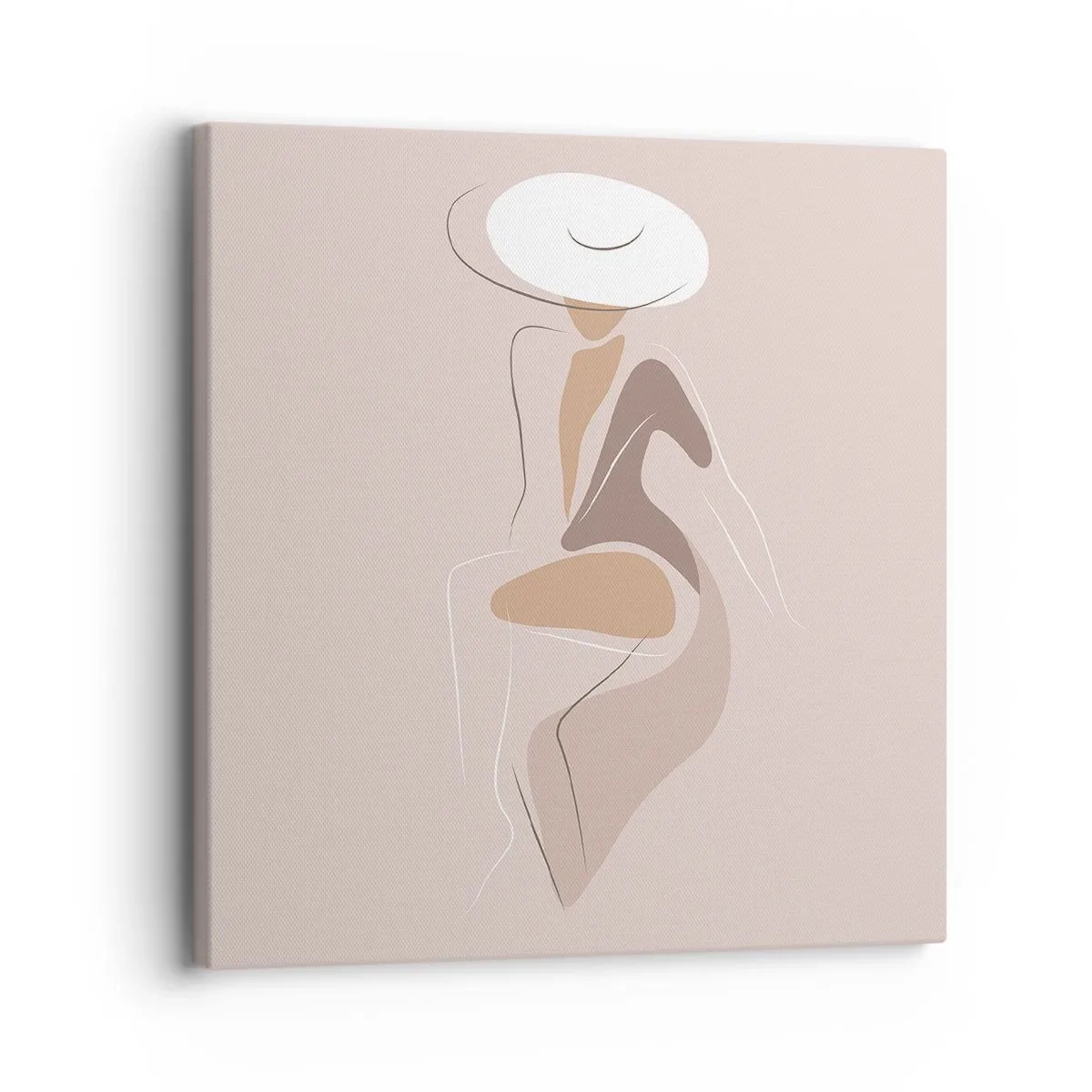 Bild auf Leinwand - Leinwandbild - Eine Dame sein - 30x30 cm