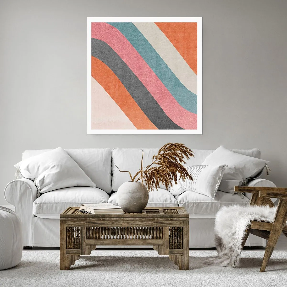 Poster - Diagonale Komposition – Bewegung - 40x40 cm