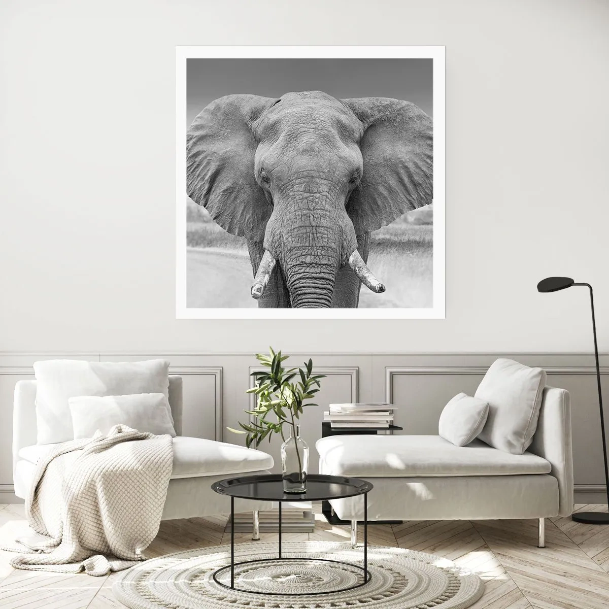 Poster - Willkommen in meiner Welt - 50x50 cm