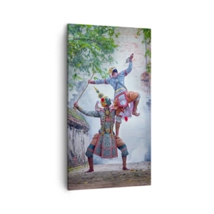 Bild auf Leinwand - Leinwandbild - Der Tanz ist umwerfend schön - 45x80 cm